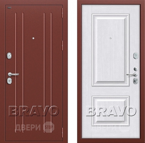 Входная металлическая Дверь Groff Т2-232 Milk Oak