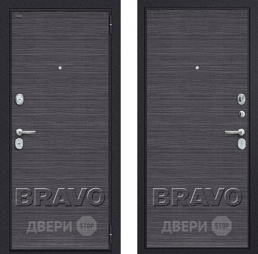 Входная металлическая Дверь Groff Т3-300 Black Wood