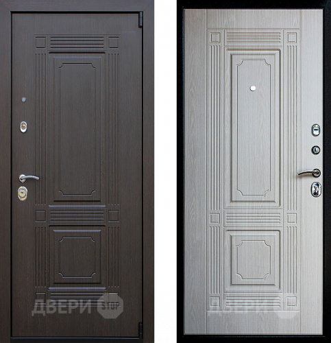 Входная металлическая Дверь АСД Викинг Белёный  дуб