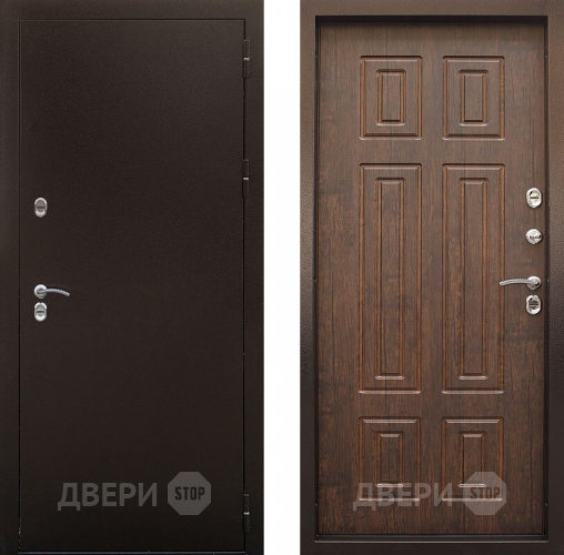 Входная металлическая Дверь Сибирь Термо-Maxi тиковое дерево