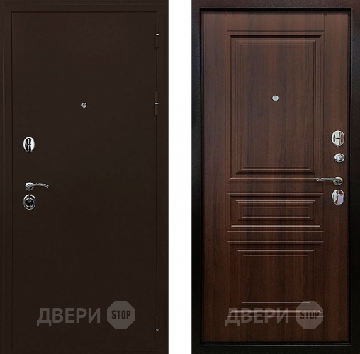 Дверь Ратибор Рим 3К Орех бренди