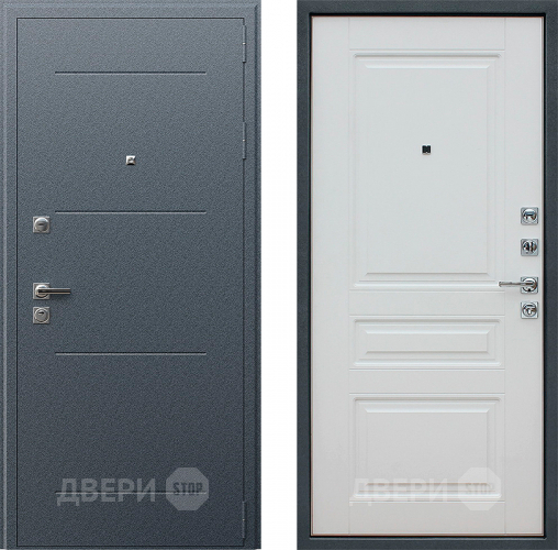 Входная металлическая Дверь Йошкар Техно XN 91 U Белый матовый