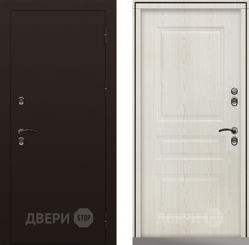 Входная металлическая Дверь Сибирь Термо-Стандарт сосна прованс