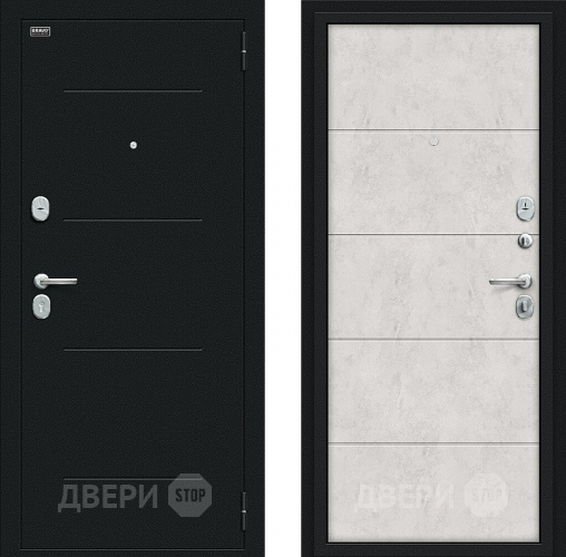 Входная металлическая Дверь Bravo Граффити-1 Букле черное/Look Art