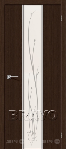 Межкомнатная дверь Глейс-2 Twig (3D Wenge)