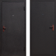 Входная металлическая Дверь ЭКО АМД-1 Чёрный шёлк 