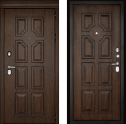 Дверь (Дверной Континент) Милан Темный орех 960х2050 мм