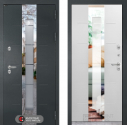 Дверь Лабиринт (LABIRINT) Тундра с терморазрывом и стеклопакетом 960х2050 мм