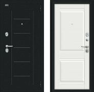Дверь Bravo Некст Kale Букле черное/Off-white 860х2050 мм