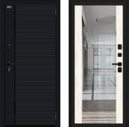 Дверь Bravo Лайнер-3 Total Black/Nordic Oak 860х2050 мм