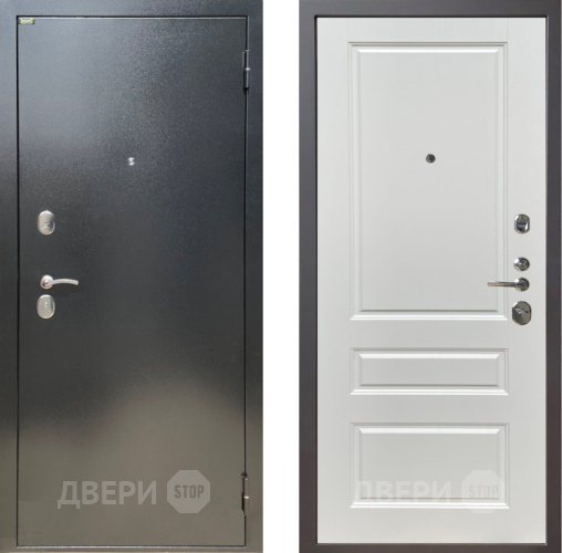 Входная металлическая Дверь Шелтер (SHELTER) Стандарт 1 Белый ясень