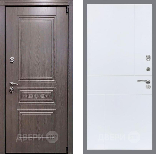 Входная металлическая Дверь Рекс (REX) Пренмиум-S FL-290 Силк Сноу