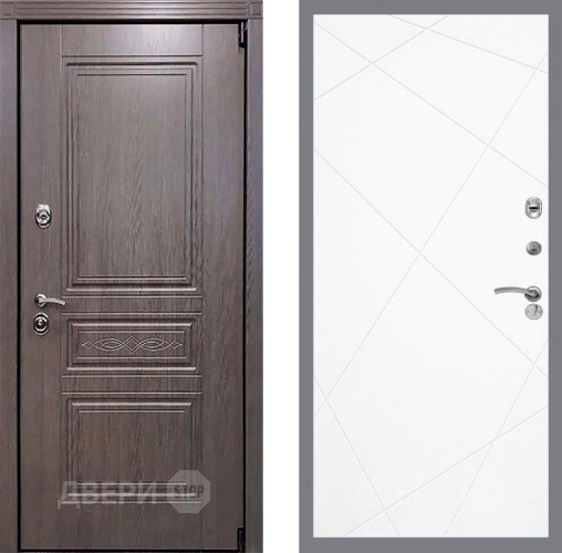 Входная металлическая Дверь Рекс (REX) Пренмиум-S FL-291 Силк Сноу