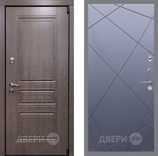 Входная металлическая Дверь Рекс (REX) Пренмиум-S FL-291 Силк титан
