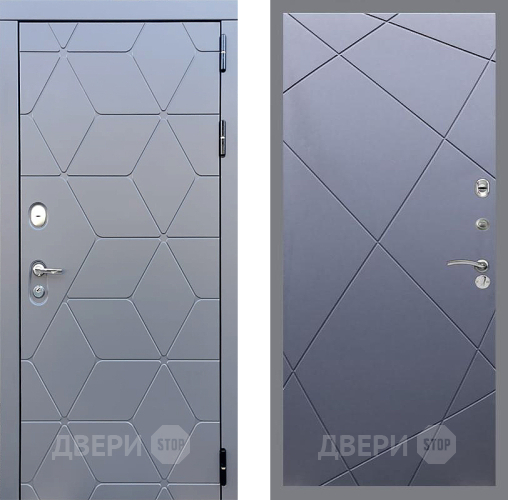 Входная металлическая Дверь Стоп КОСМО ФЛ-291 Силк титан