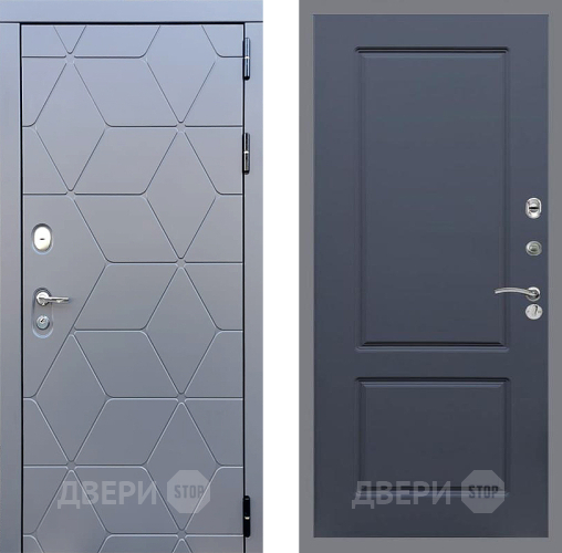 Входная металлическая Дверь Стоп КОСМО ФЛ-117 Силк титан