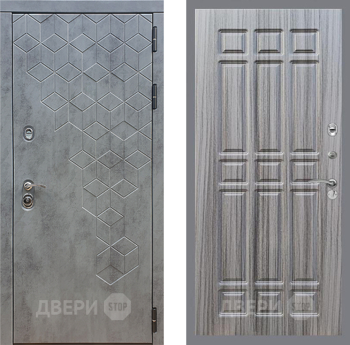 Входная металлическая Дверь Стоп БЕТОН ФЛ-33 Сандал грей