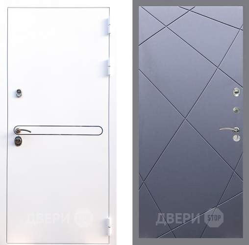 Дверь Стоп Лайн Вайт ФЛ-291 Силк титан