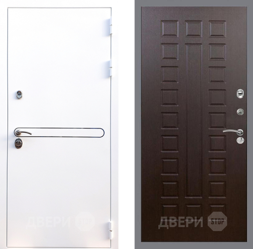 Входная металлическая Дверь Стоп Лайн Вайт ФЛ-183 Венге