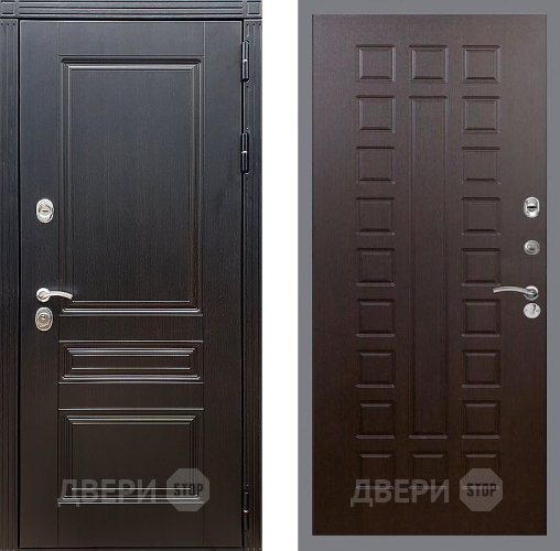 Входная металлическая Дверь Стоп МЕГАПОЛИС ФЛ-183 Венге