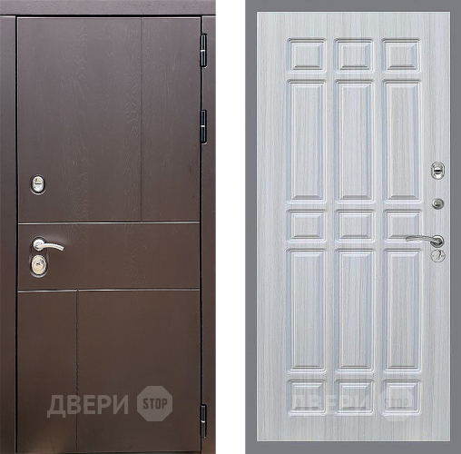 Входная металлическая Дверь Стоп УРБАН ФЛ-33 Сандал белый