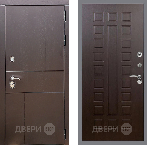 Входная металлическая Дверь Стоп УРБАН ФЛ-183 Венге