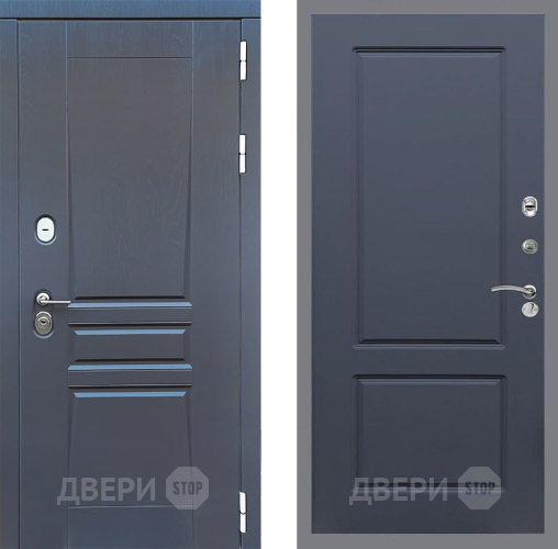 Входная металлическая Дверь Стоп ПЛАТИНУМ ФЛ-117 Силк титан