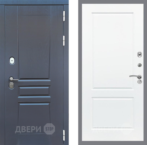 Дверь Стоп ПЛАТИНУМ ФЛ-117 Силк Сноу