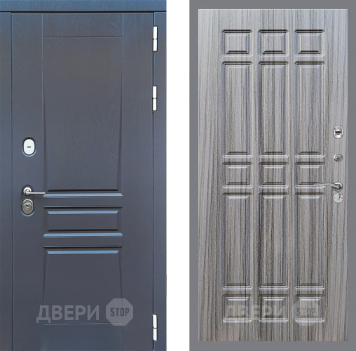 Входная металлическая Дверь Стоп ПЛАТИНУМ ФЛ-33 Сандал грей