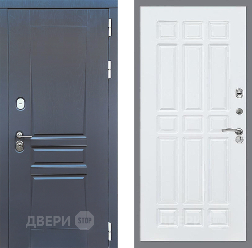 Входная металлическая Дверь Стоп ПЛАТИНУМ ФЛ-33 Силк Сноу