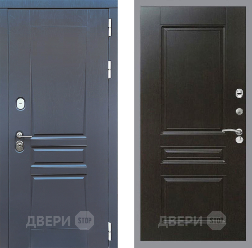 Входная металлическая Дверь Стоп ПЛАТИНУМ ФЛ-243 Венге