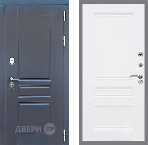 Дверь Стоп ПЛАТИНУМ ФЛ-243 Силк Сноу