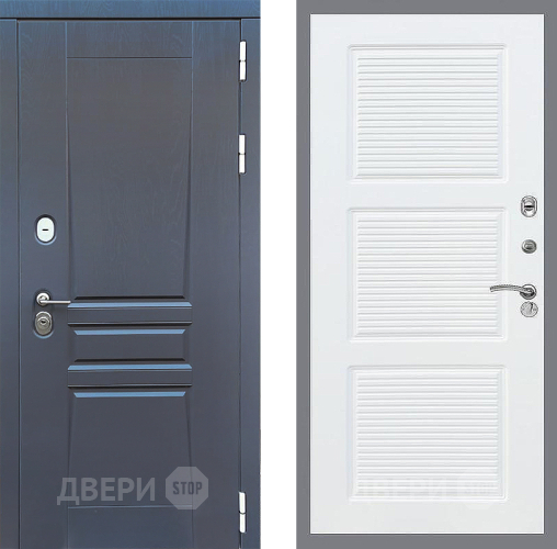 Входная металлическая Дверь Стоп ПЛАТИНУМ ФЛ-1 Силк Сноу
