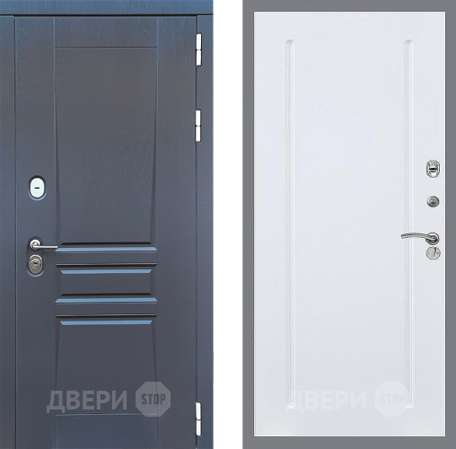 Входная металлическая Дверь Стоп ПЛАТИНУМ ФЛ-68 Силк Сноу