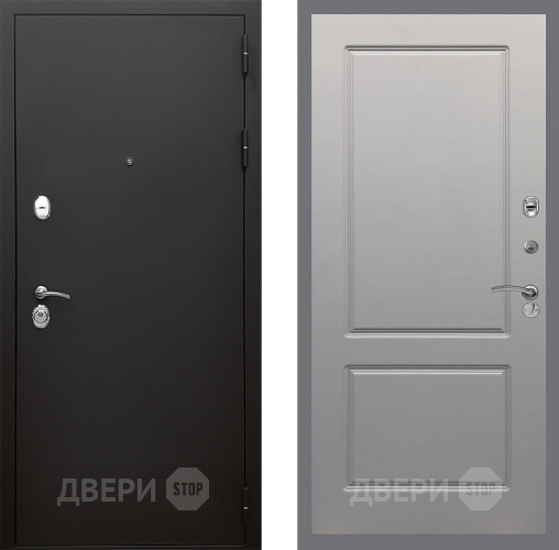 Дверь Стоп КЛАССИК Шагрень ФЛ-117 Грей софт