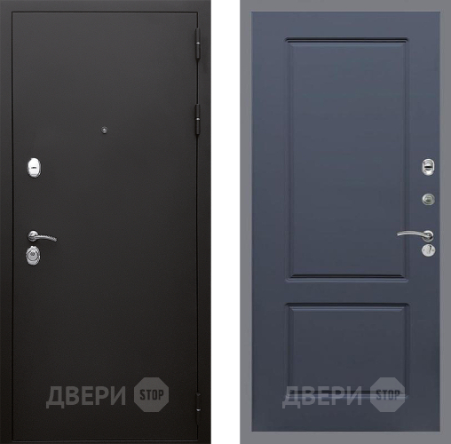 Входная металлическая Дверь Стоп КЛАССИК Шагрень ФЛ-117 Силк титан