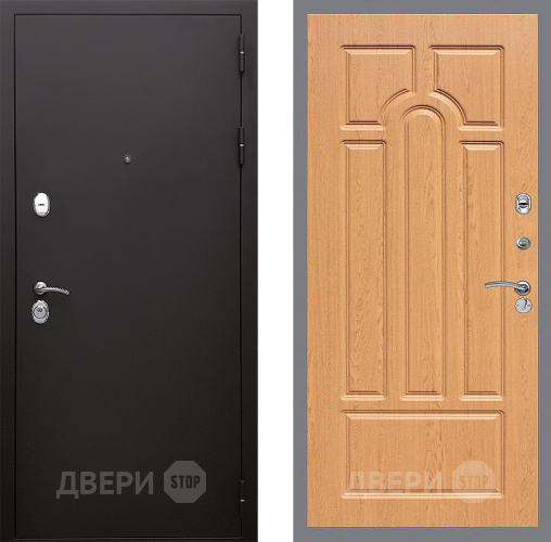 Входная металлическая Дверь Стоп КЛАССИК Шагрень ФЛ-58 Дуб