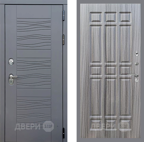 Входная металлическая Дверь Стоп СКАНДИ ФЛ-33 Сандал грей