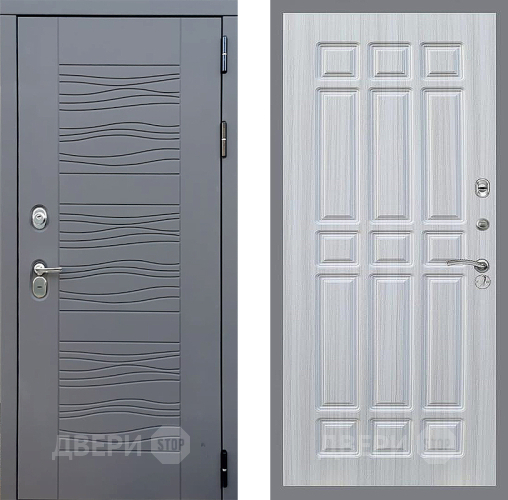 Входная металлическая Дверь Стоп СКАНДИ ФЛ-33 Сандал белый