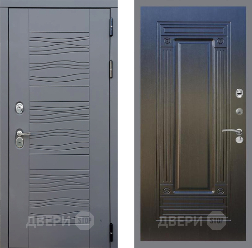 Входная металлическая Дверь Стоп СКАНДИ ФЛ-4 Венге