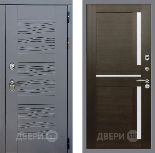 Входная металлическая Дверь Стоп СКАНДИ СБ-18 Венге