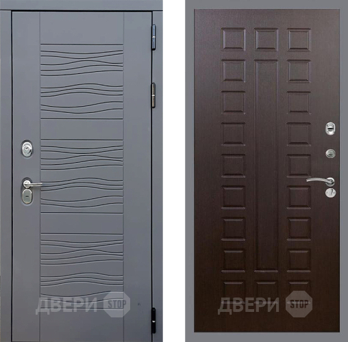 Входная металлическая Дверь Стоп СКАНДИ ФЛ-183 Венге