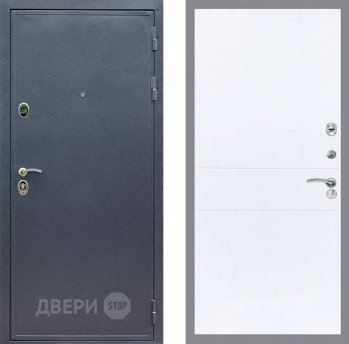 Входная металлическая Дверь Стоп СИЛЬВЕР ФЛ-290 Силк Сноу