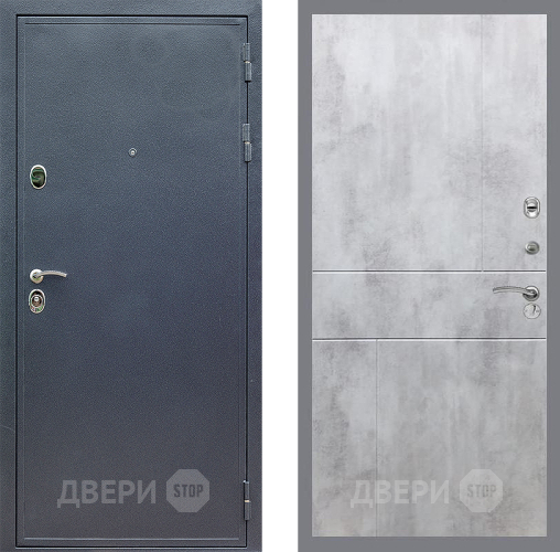 Входная металлическая Дверь Стоп СИЛЬВЕР ФЛ-290 Бетон светлый