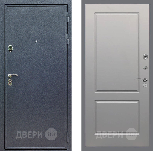 Входная металлическая Дверь Стоп СИЛЬВЕР ФЛ-117 Грей софт