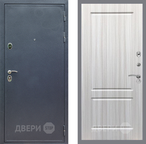 Входная металлическая Дверь Стоп СИЛЬВЕР ФЛ-117 Сандал белый