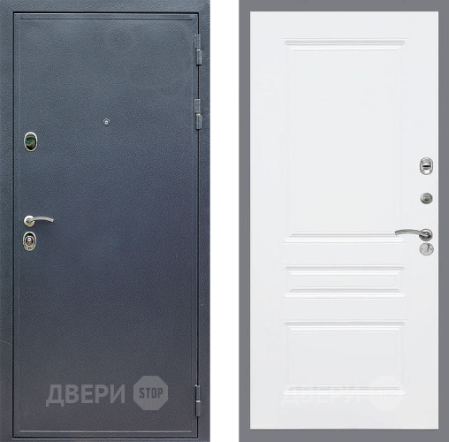 Входная металлическая Дверь Стоп СИЛЬВЕР ФЛ-243 Силк Сноу