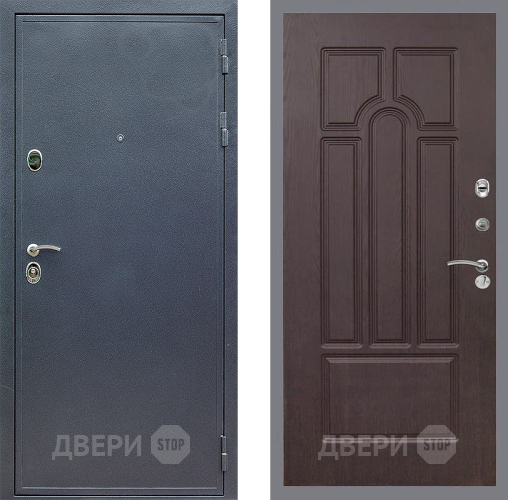 Входная металлическая Дверь Стоп СИЛЬВЕР ФЛ-58 Венге