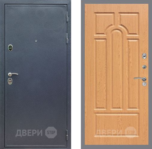 Входная металлическая Дверь Стоп СИЛЬВЕР ФЛ-58 Дуб