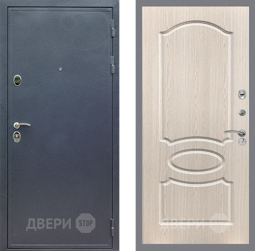 Дверь Стоп СИЛЬВЕР ФЛ-128 Беленый дуб